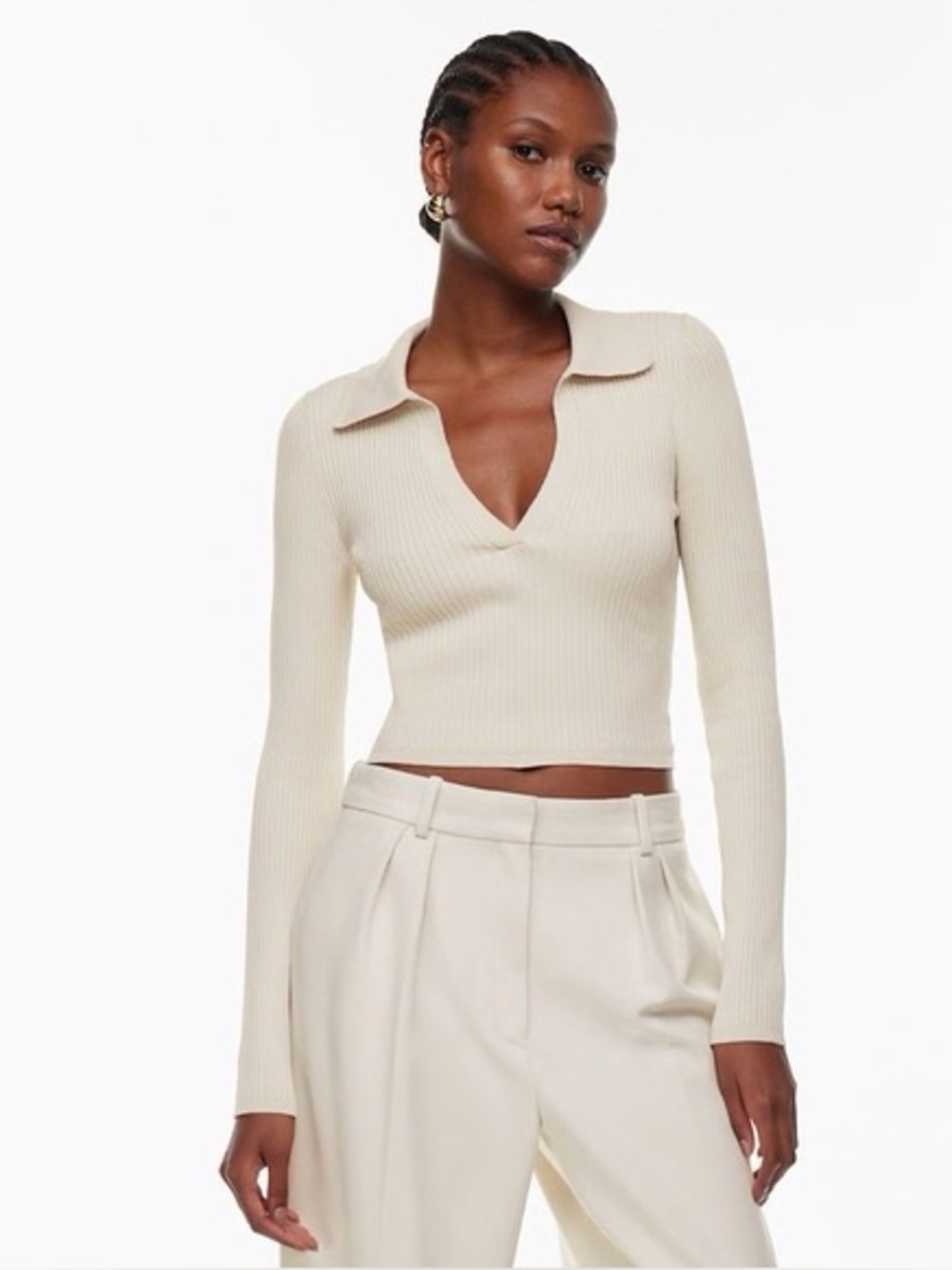 Babaton Sculpt Collared Polo Top
